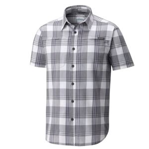 Columbia Men's Battle Ridge Stretch Shirt Blk & Wht Sz: M